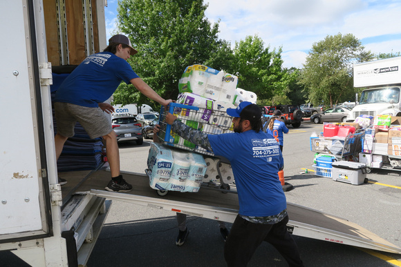 Loading the truck