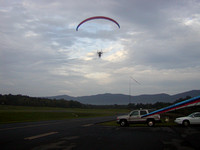 Ami about to turn east for the airpark, 31 miles over the mountains